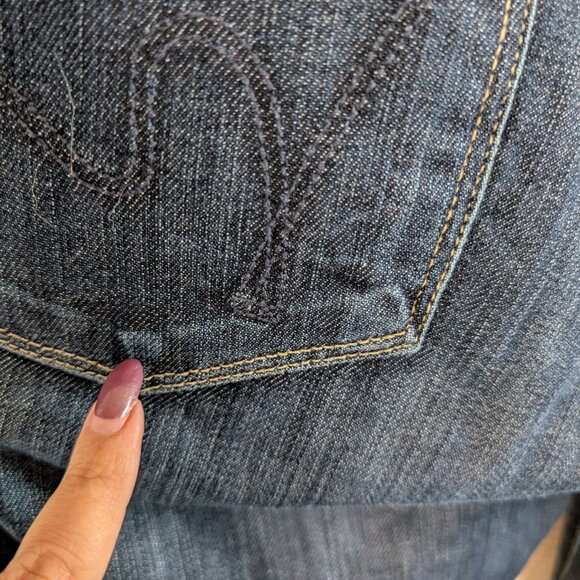 Citizens Of Humanity Amber #263 Stretch High Rise Boot Cut Jeans Size 32 Y2K - Picture 14 of 15